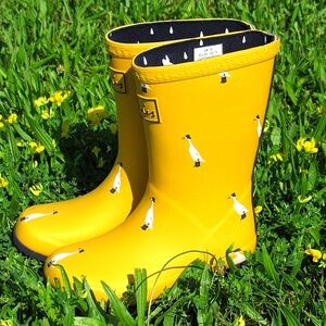 Joules JNR Roll Up Wellington Rainboots